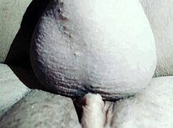 Amateur couple enjoys holiday filming together.