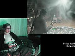 naked alan wake 2 playthrough, big tits exposed?