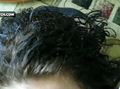 i, the pov viewer, enjoy sensual oral from young 18+ chubby brunette cumslut ending in facial