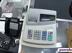 amateur babe with glasses gets fucked by pawn keeper