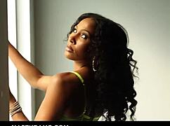 Olivia Jay takes that big black cock deep!