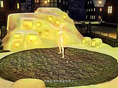 hey, you think kagamine rin as a snowman in project diva looks hot with that full nude mod on her big ass and tits?