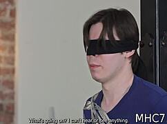 making her boyfriend watch her get fucked by another man