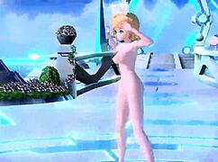 Kagamine Rin reveals her goddess body in the love song nude mod