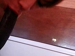 Thot tranny deepthroating bbc, shemale slut monster cock