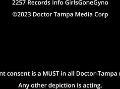 I play the problematic patient Mira Monroe, getting anal fingering from the nurse in gloves at the hospital.