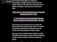 i turn bruce into bree with my monster cock and creampie her ass.