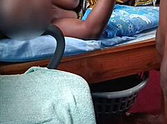 african amateur couple in sheer outfit with big cumshot