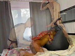 Hey, check out Monika Fox's wild New Year gangbang bash!