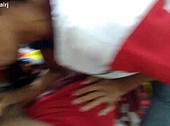 the teacher gives a blowjob to her student