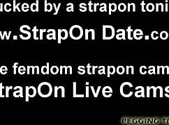 i sense your craving for intense pegging with dildo and femdom blowjob in bdsm fetish play