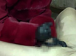 japanese mistress mona teases and punishes her slave with cbt and handjob 😈