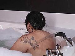 Stepmother agrees to intense jacuzzi fuck with big ass