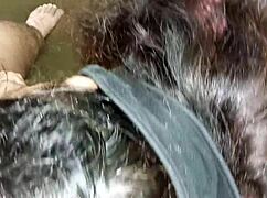 Muslim stepsister bends over for stepbrother's big cock in rough doggystyle anal fucking session.