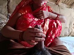 this beautiful indian bride gets hardcore fucked by her dever on the ranch 😈