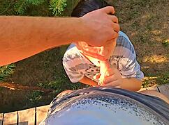 rubbing panties for stepsister, huge cumshot 😈