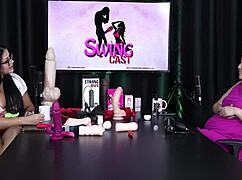 Luciana Kai In Sheer Red Lingerie Teases About Toys For Erection Issues And Penis Size Dissatisfaction