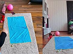 Hot And Sweaty Dual Cam Naked Yoga