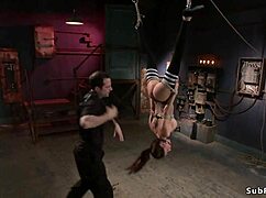 Is This Busty Slave Begging For Rough Caning In Bondage?