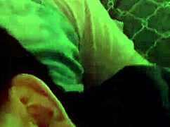 Woman performs oral on large penis.