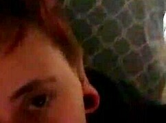 Woman performs oral on large penis.