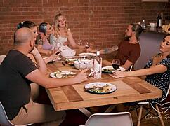 Watch woody, violet devine, trixie monroe, and nova leo in an orgy!