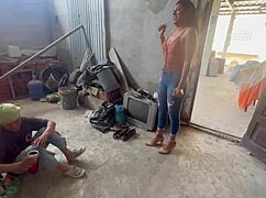 Bricklayer Fucks Horny Slippery Whore Hard