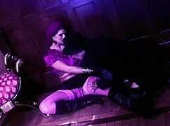 Jodi james and natalia in costumes and lingerie enjoy muff diving cunilingus fingering and double penetration with vibrating toys