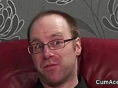 Flirty Model Swallows Jizz In Bukkake Facial Session