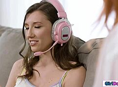 my stepmom tickles me until i squirt a little in my shorts