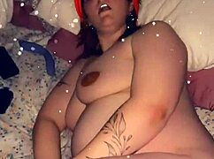 25 days of christmas orgasms day 5 pregnant christmas orgasm cum eyeroll eyerolling