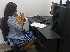 18 Years Old And Im Studying My Computer Classes Scantily Clad Because Im Hot!