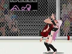 Princess Ember Battles Isabel in Street Wrestling Catfight