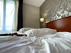 squirting camgirl cums in mouth during orgasm on webcam