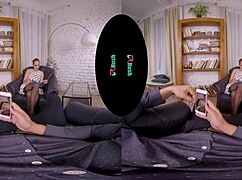 Vrhush Kinuski Rides Her Man In Stockings