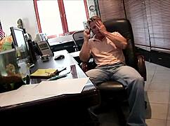 a vicious maid with big tits revenges her boss with anal sex, cumshots, and fingering in bent over positions