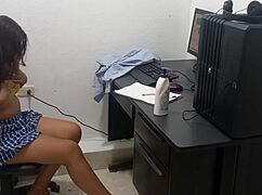 18 Years Old And Im Studying My Computer Classes Scantily Clad Because Im Hot!