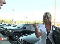 Horny blonde milf with big ass gets fucked by monster cock