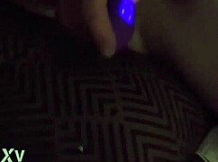 playing with my new vibrator