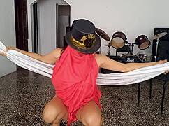 i dressed as a submissive indian and masturbated my tight pussy in public