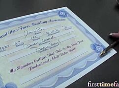 Petite newbie with glasses impaled on fat dick and ravaged