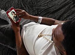 Ink queen genevieve sinn collaborates with rome major in a group scene