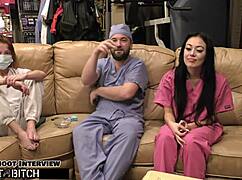 blaire celeste becomes a nurse and gets blasted with cum