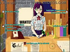 Getting the tutorial girl topless! Clothes ripped off in monster girl incursion!