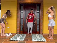 yoga instructor fucks a couple of colombian whores - smith