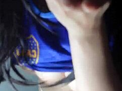 Hot fuck before soccer match with big tits and ass 😘