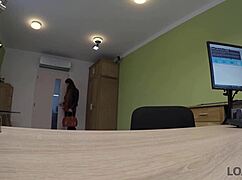 The sensual milf begs for help with money by fucking hard.