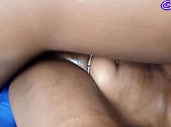 Sensational babe moans loudly as i pound her deep