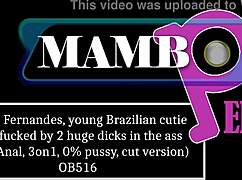 Maite Fernandes gets fucked by two huge dicks in her ass.