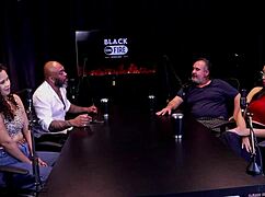 Ted's passenger arranges a foursome in the car with trans and man.